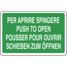 per aprire spingere 